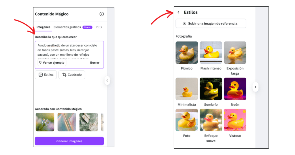 Cómo generar una imagen en Canva.- Blog Hola Telcel