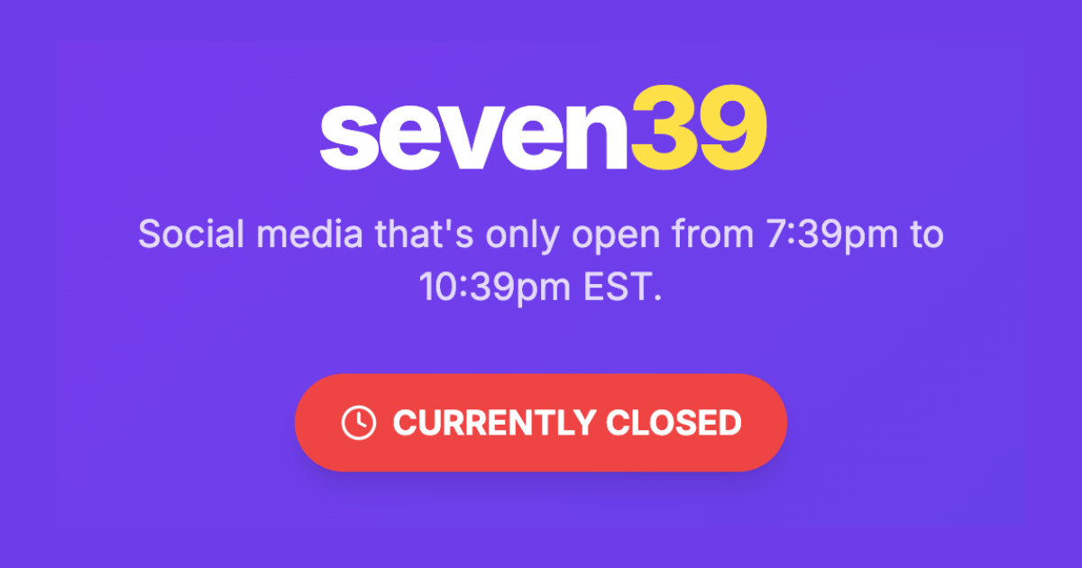 seven39, la red social que solo está disponible tres horas al día.- Blog Hola Telcel