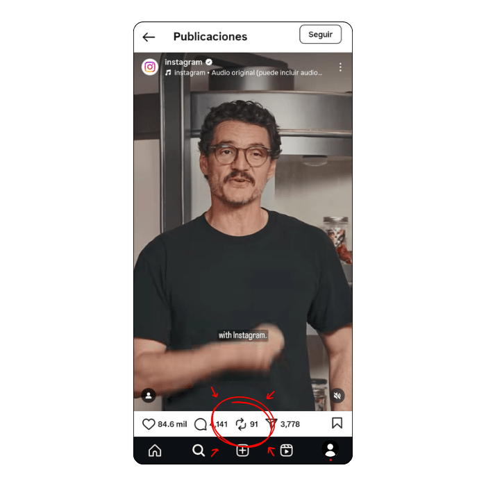 Reposteo de contenido en Instagram.- Blog Hola Telcel
