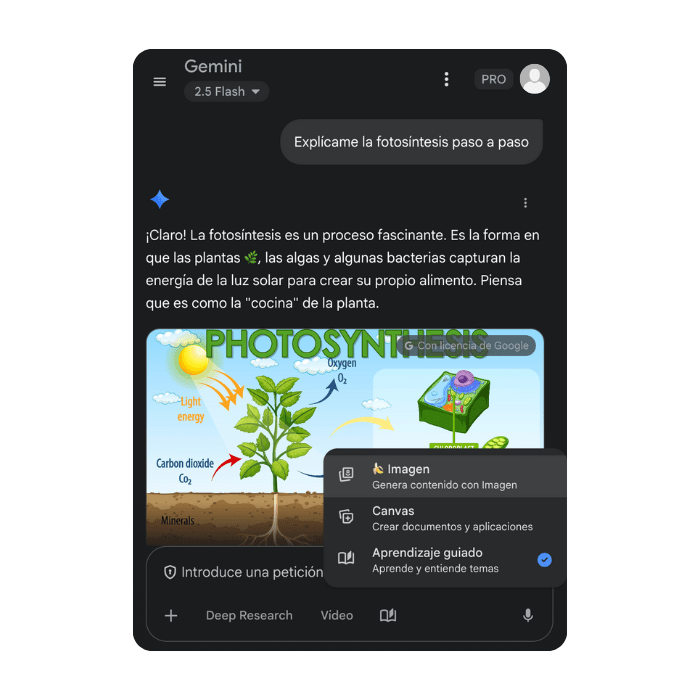 'Aprendizaje guiado', la nueva función de Gemini.- Blog Hola Telcel