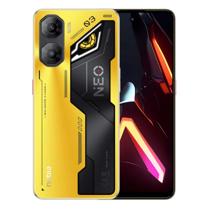 nubia Neo 3 5G en color amarillo.- Blog Hola Telcel