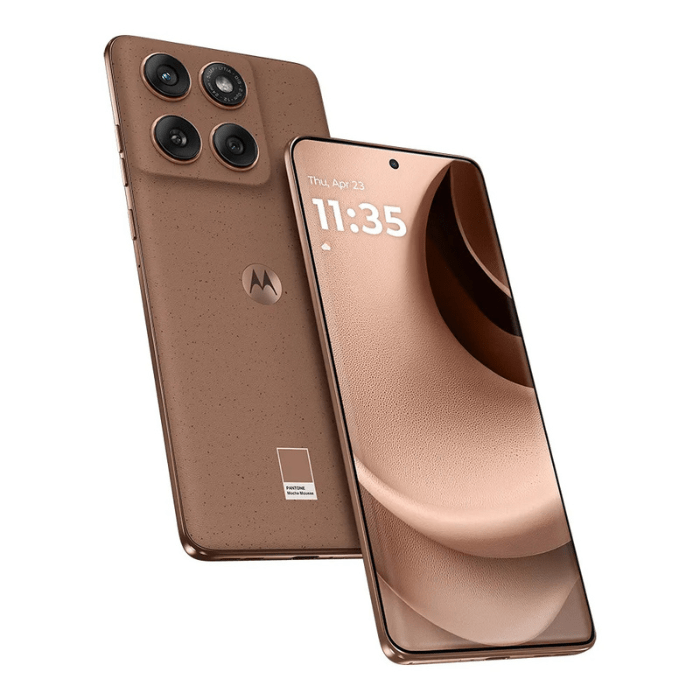 Motorola Edge 60 Fusion en color marrón.- Blog Hola Telcel