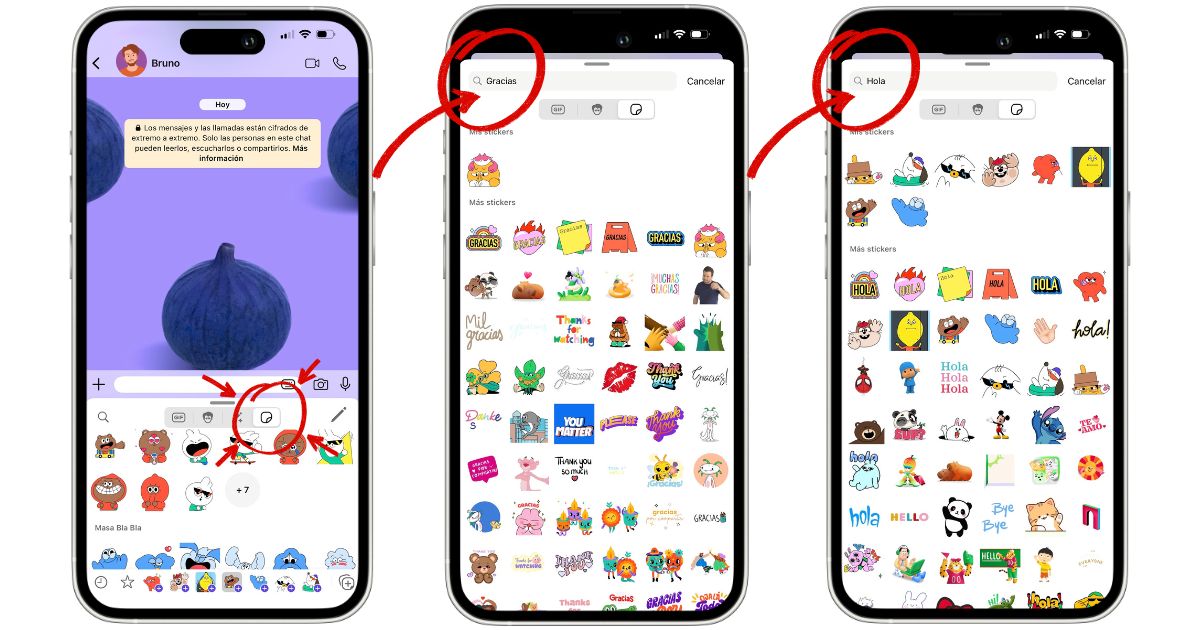 Aprende a crear 'stickers' con palabras en WhatsApp.- Blog Hola Telcel
