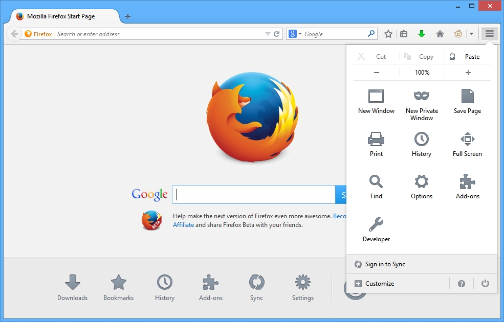 Actualización Firefox 29