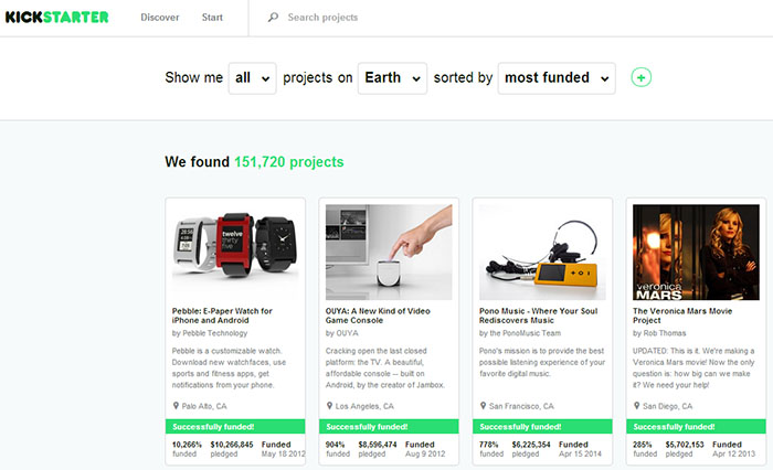 Los mejores proyectos de Kickstarter