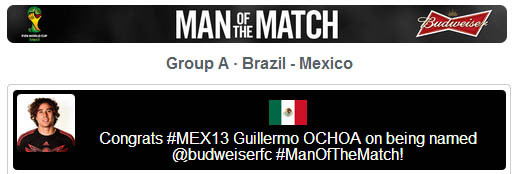 México le gana a Brasil en Twitter