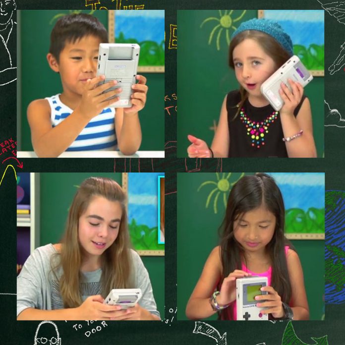Reacciones de los niños al ver el Game Boy