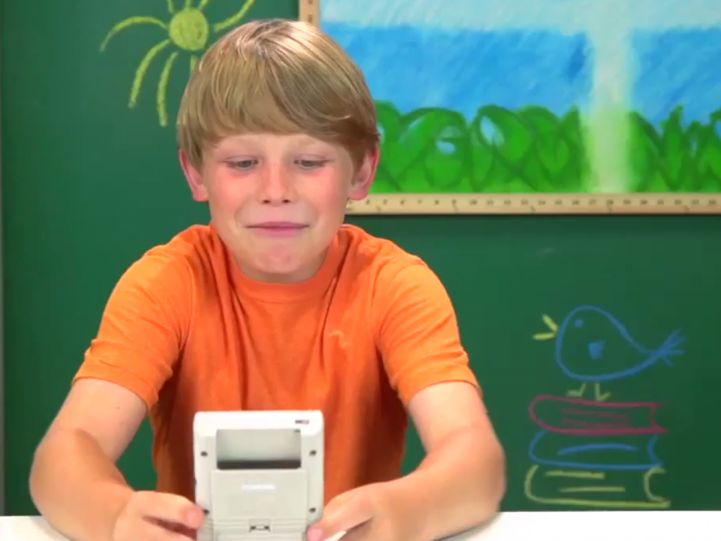 Reacciones de los niños al ver el Game Boy