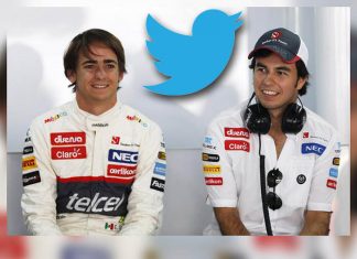 Sergio Pérez - Esteban Gutiérrez en Twitter
