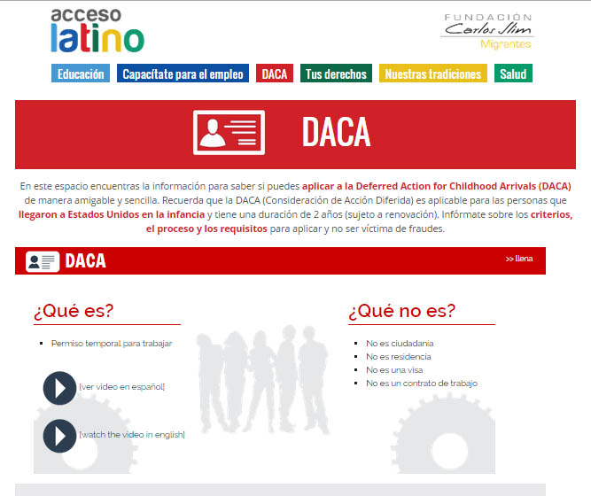 Acceso Latino DACA