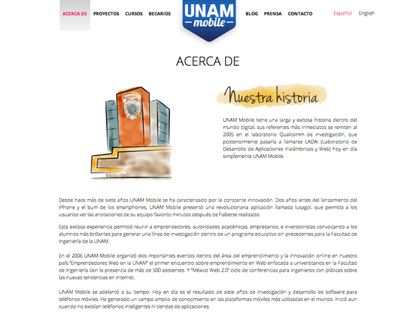 UNAM Mobile acerca de