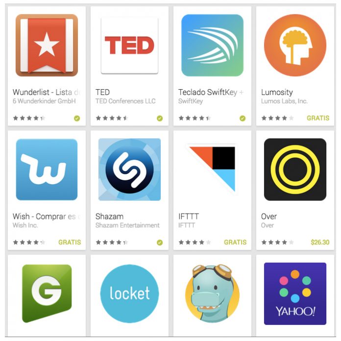 Las mejores apps de 2014 en Google Play
