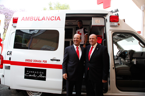 Fundación Carlos Slim reafirma apoyo a la Cruz Roja Mexicana