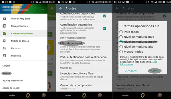 Pasos android