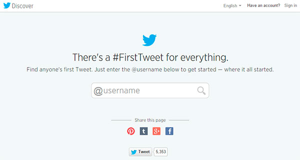 first-tweet