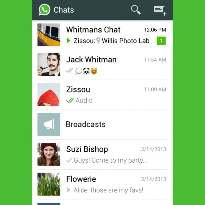 Elimina contactos de WhatsApp