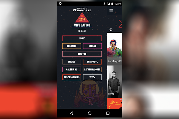 App del Vive Latino 2016