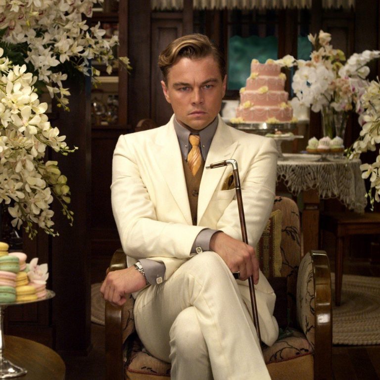Leonardo DiCaprio Leonardo DiCaprio con vestuario de la película Gatsby