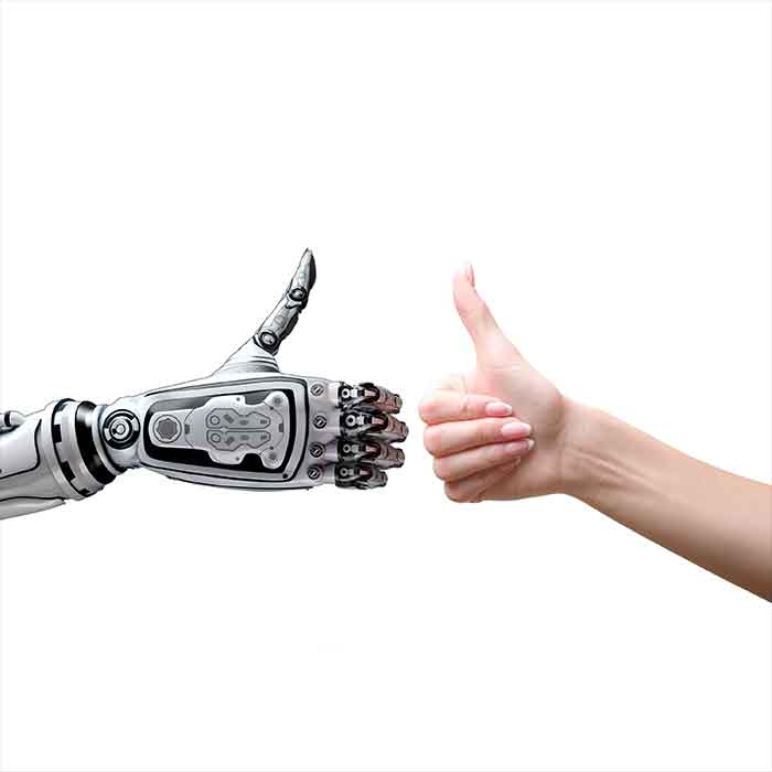 robots y humanos