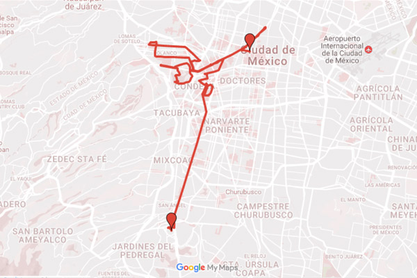 ruta maratón CDMX 2017
