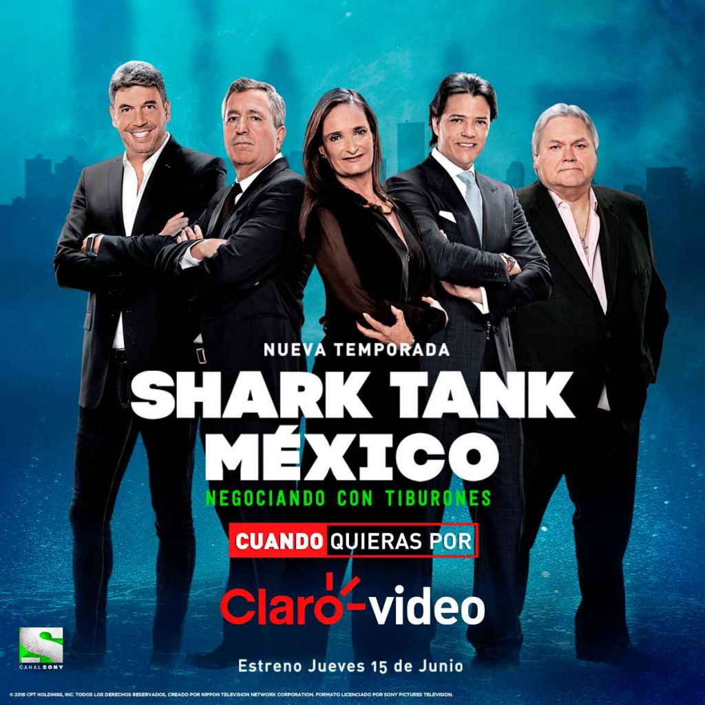 Inicia segunda temporada de Shark Tank México en Claro video Hola Telcel