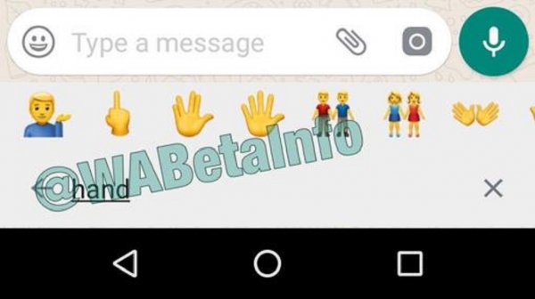 WhatsApp buscador emojis