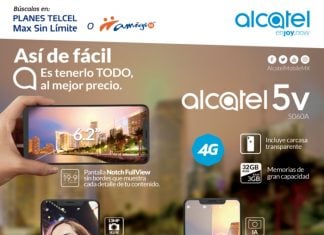 Alcatel 5V próximamente en Tienda en línea Telcel