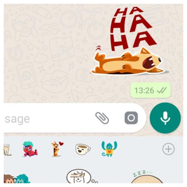 Stickers animados llegan a Whatsapp.