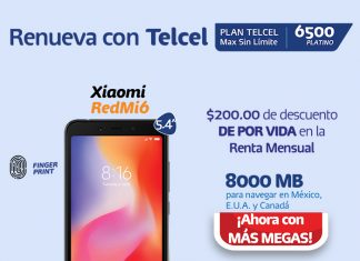 Llévate el doble de megas con el Plan Telcel Max Sin Límite 6500 PlatinoLlévate el doble de megas con el Plan Telcel Max Sin Límite 6500 Platino