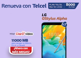 Renueva tu Plan Max Sin Límite 8000 Platino y obtén Claro video