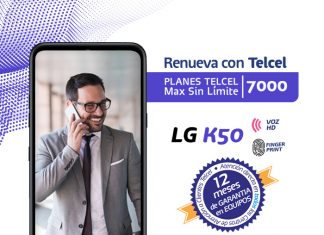 Llévate un equipo de alta tecnología con Plan Max Sin Límite Telcel 7000 Platino