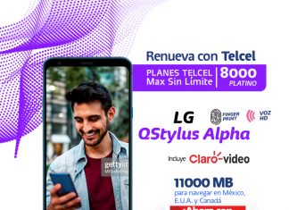 Renueva con Plan Telcel Max Sin Límite 8000 Platino