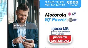 Renueva con el increíble Plan Telcel Max Sin Límite 9000 Platino
