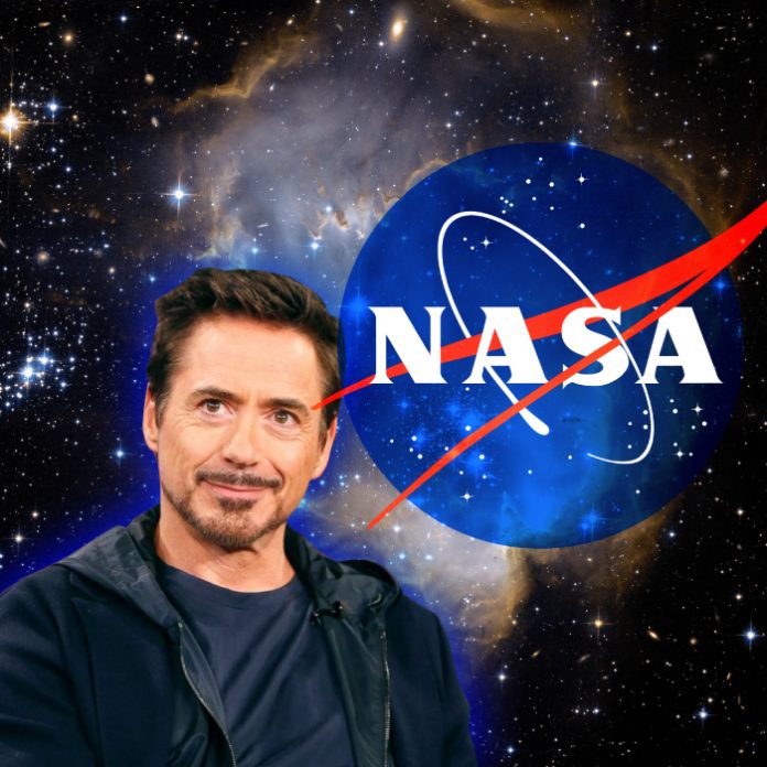 Robert Downey Jr. trabajando con la NASA