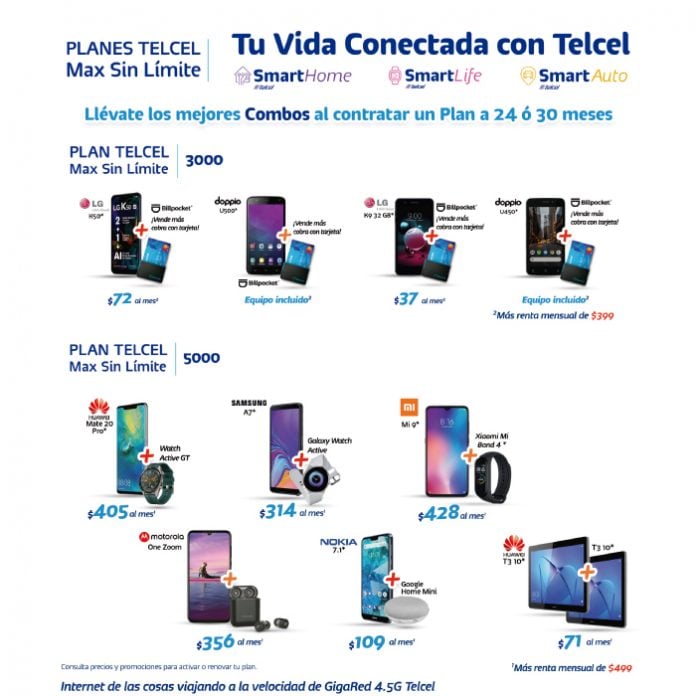 Contrata un Plan Max Sin Límite y comienza hoy con Tu Vida Conectada con Telcel