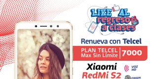 Like al Regreso a Clases con Plan Telcel Max Sin Límite 7000