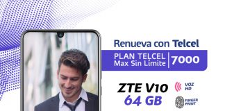 Renueva ahora tu Plan Telcel Max Sin Límite 7000 Platino