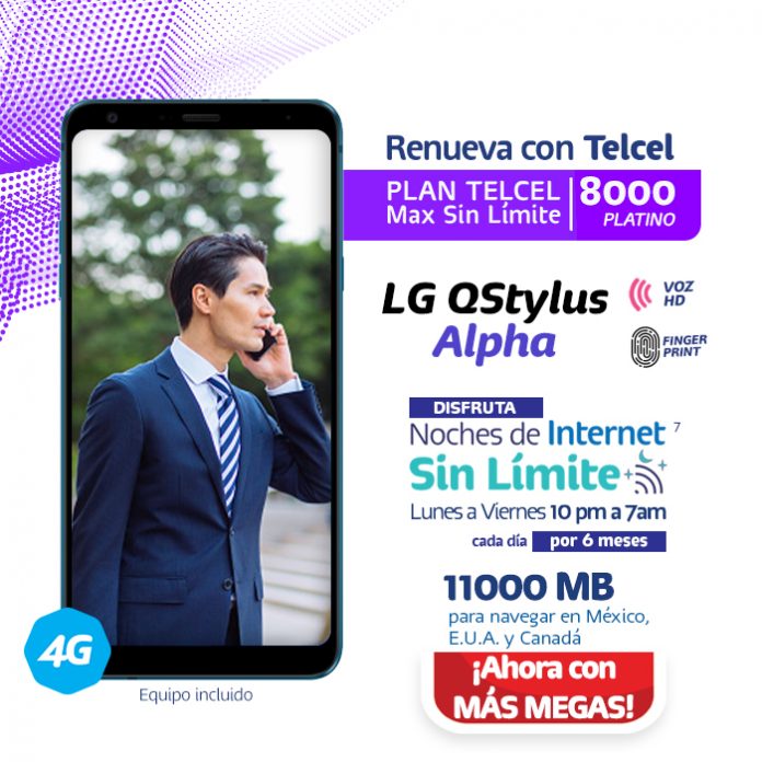 ¡Disfruta de todos los beneficios al renovar tu Plan Telcel Max Sin Límite 7000 Platino!