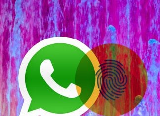 WhatsApp bloqueo huella dactilar