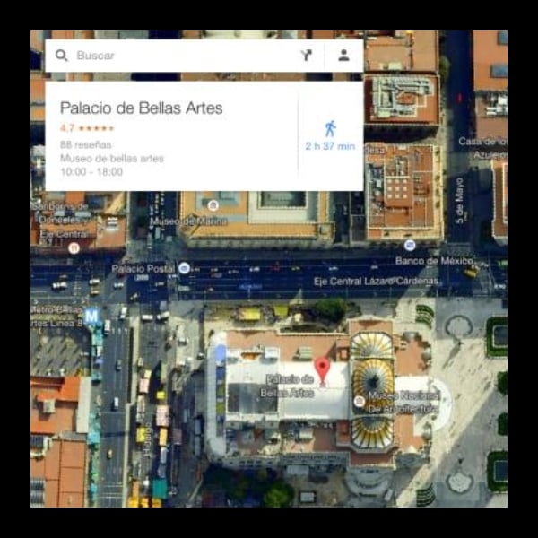 bellas artes google maps (1)