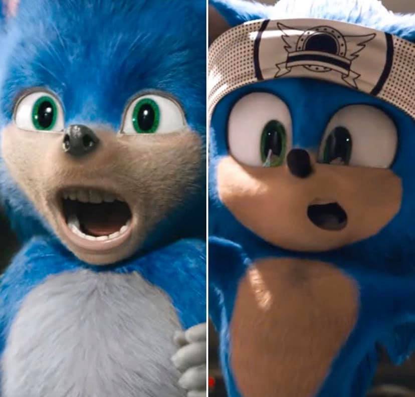 Sonic la película rediseño del personaje 