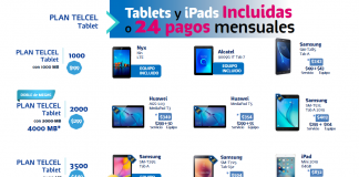 Plan Telcel Tablet