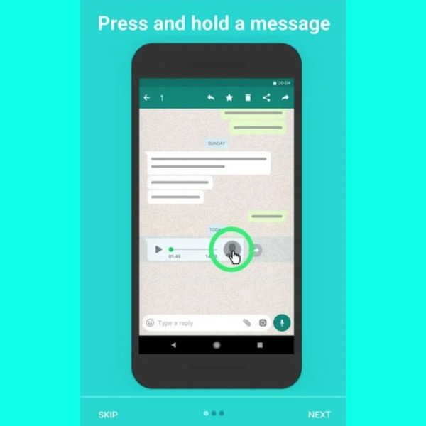 App para acelerar audios de WhatsApp Talk Faster 