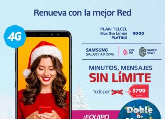 Déjate consentir este Año Nuevo y renueva tu Plan Telcel Max Sin Límite 9000 Platino