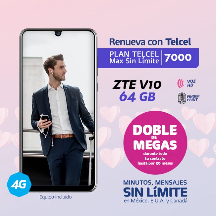 Renueva tu Plan Telcel Max Sin Límite 7000 y celebra el mes del amor