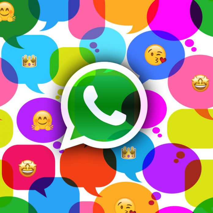 WhatsApp burbujas Messenger