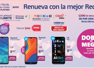 Es el momento ideal de renovar tu Plan Telcel Max Sin Límite Platino 8000