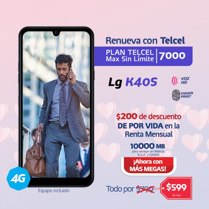 Renueva con la mejor Red tu Plan Telcel Max Sin Límite 7000 Platino