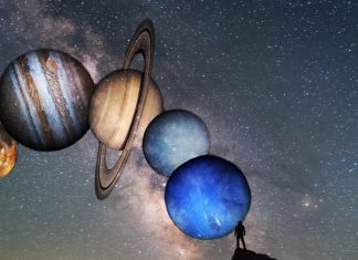 planetas conjunción luna