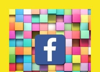 facebook de colores